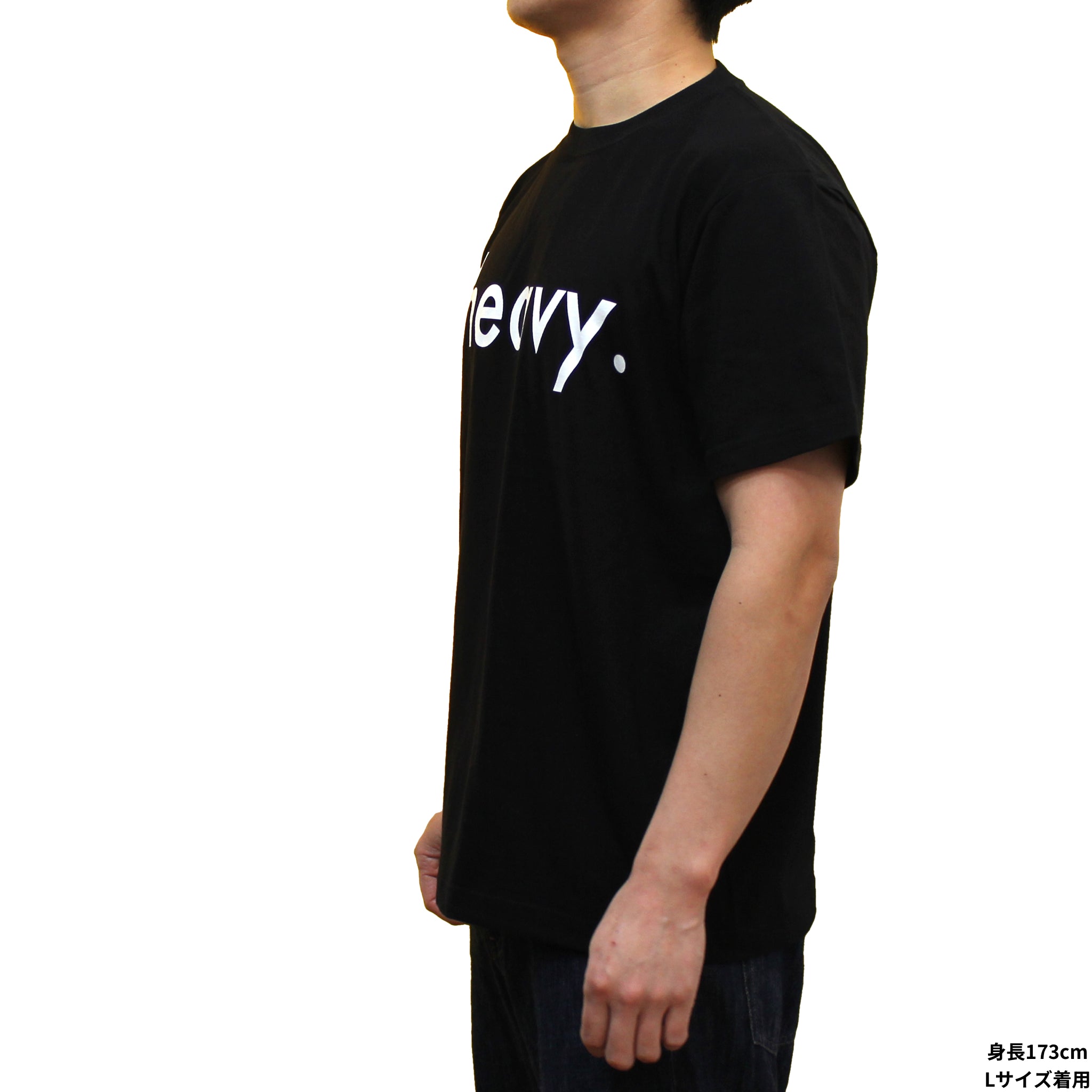 logo tee BLACK × WHITE