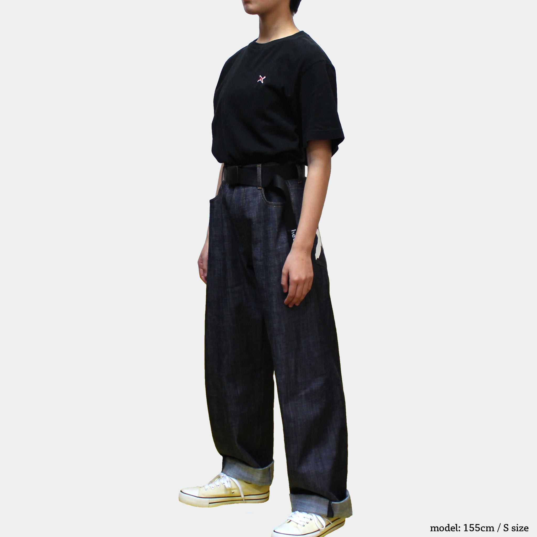 男孩浅色印花牛仔布