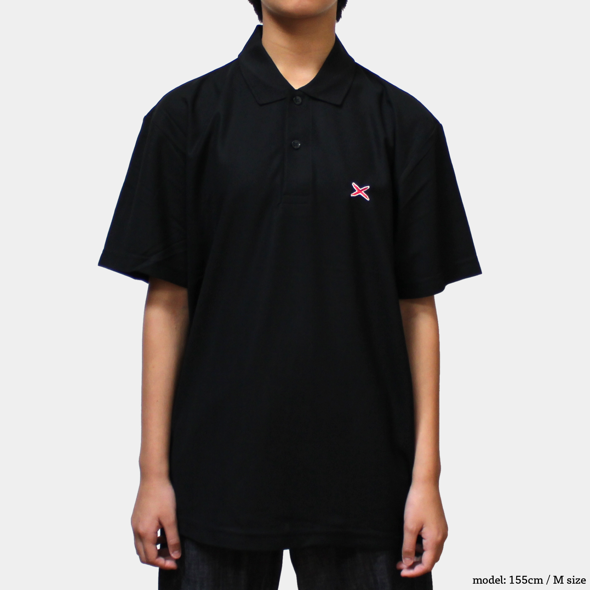 icon polo shirts BLACK