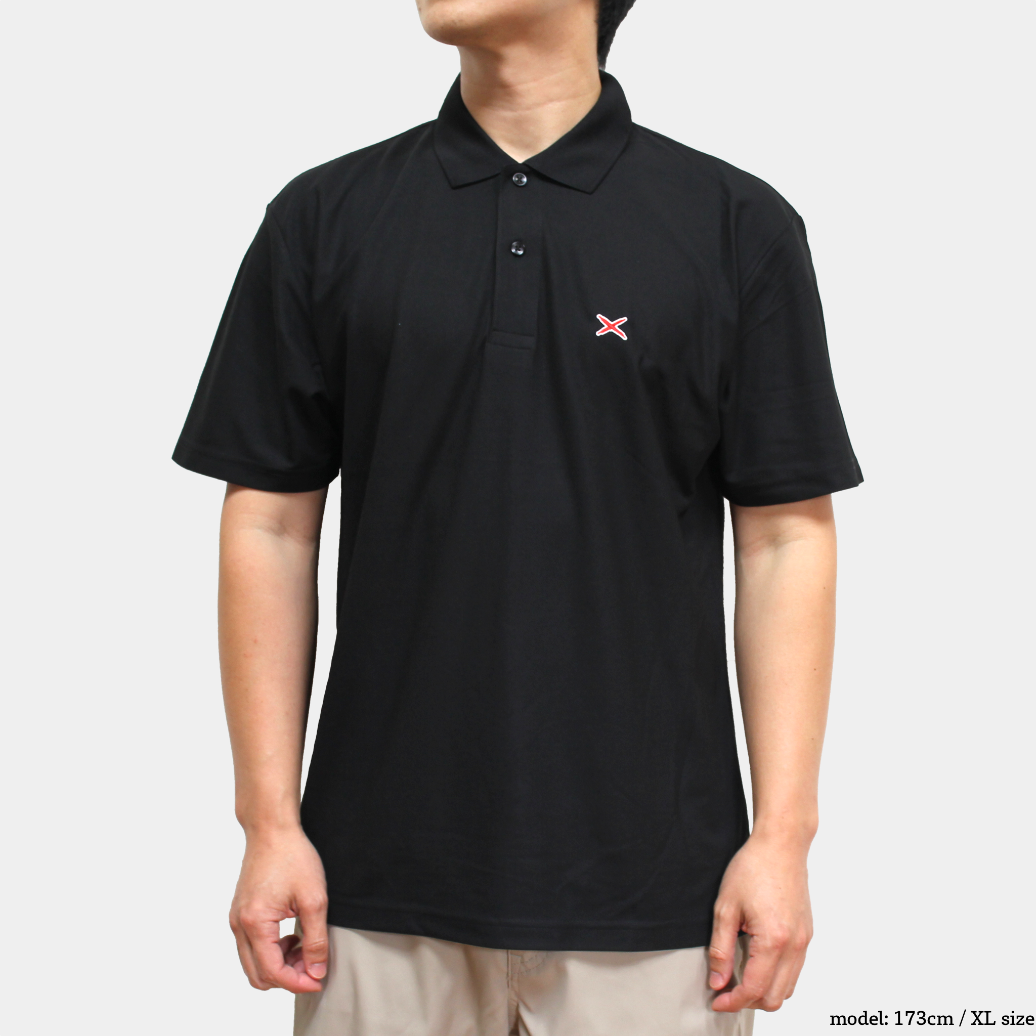 icon polo shirts BLACK