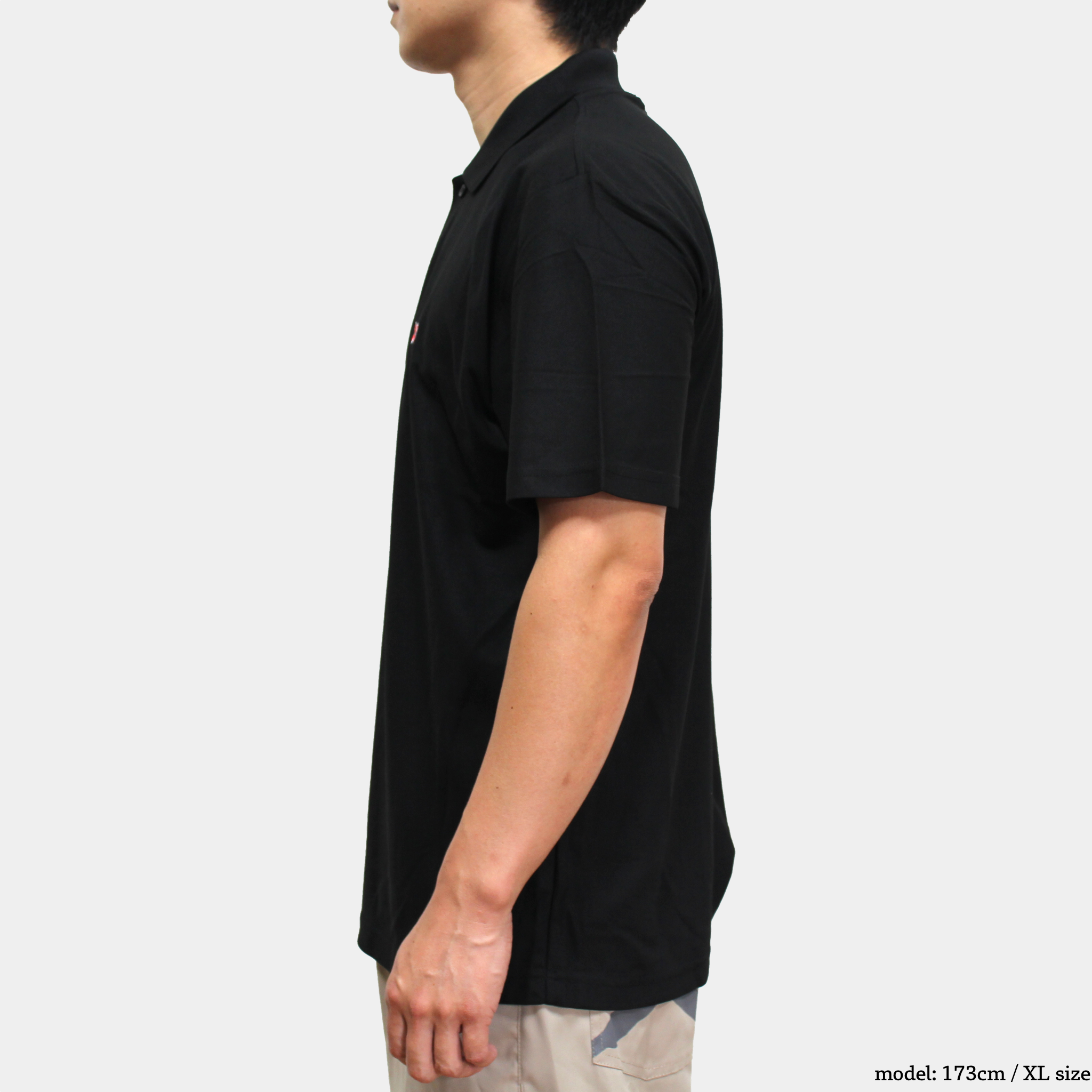 icon polo shirts BLACK