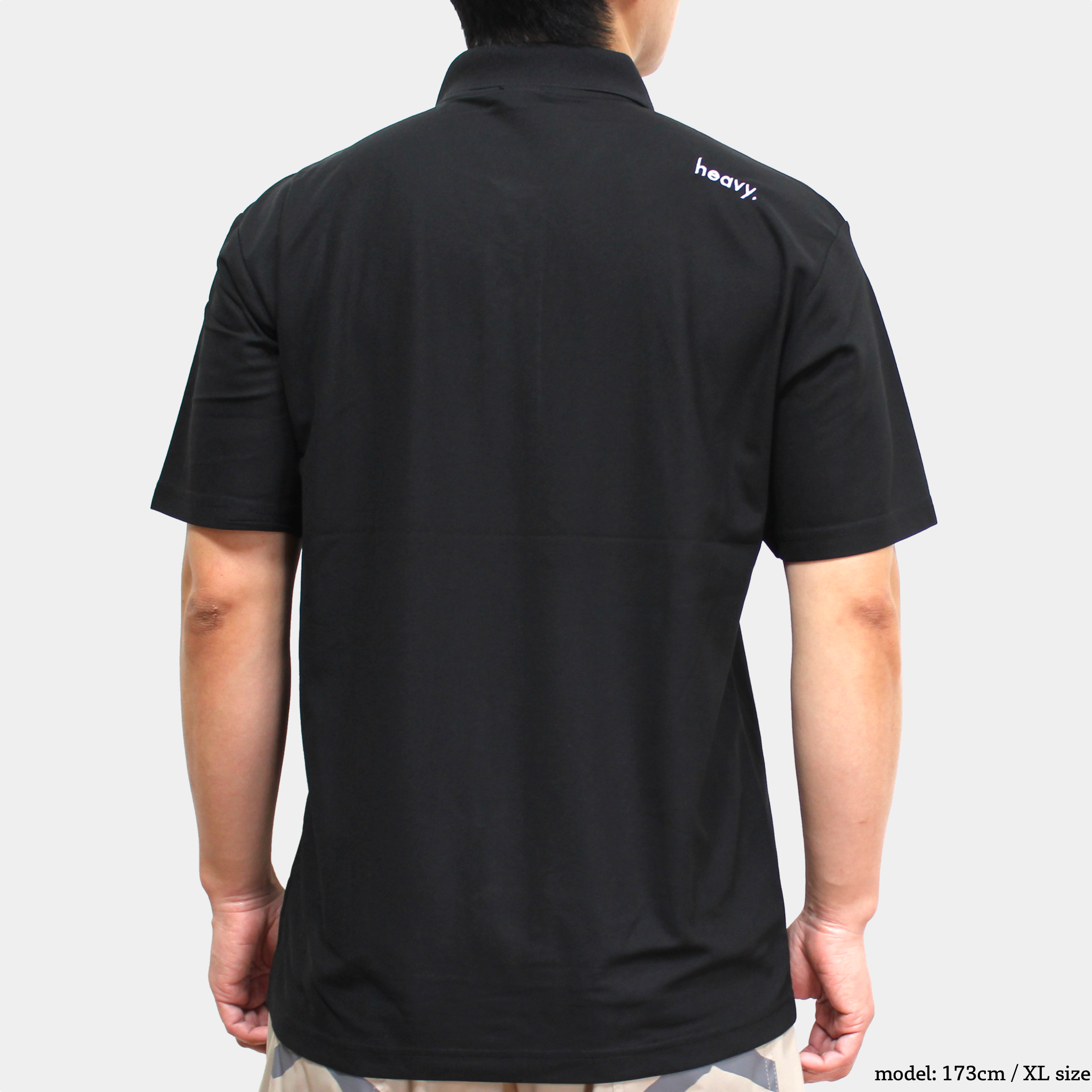icon polo shirts BLACK