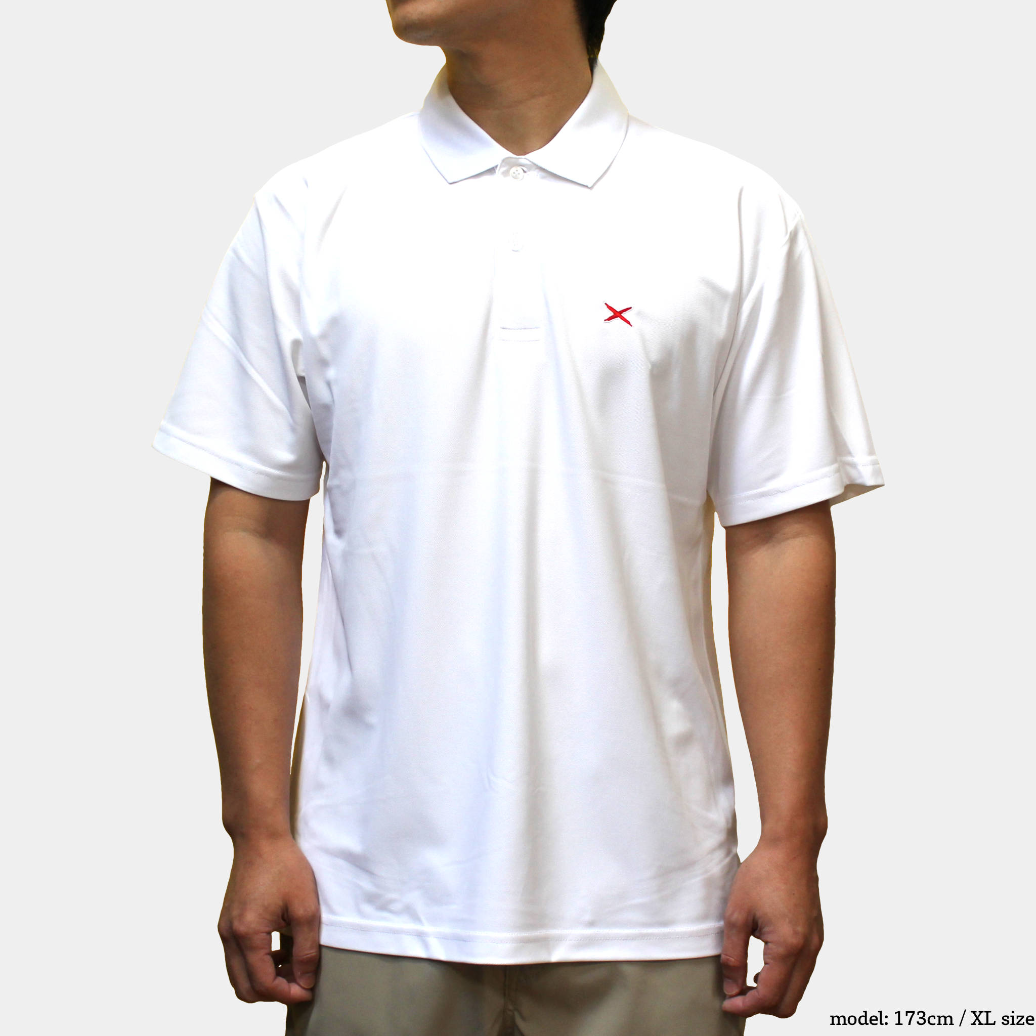 icon polo shirts white