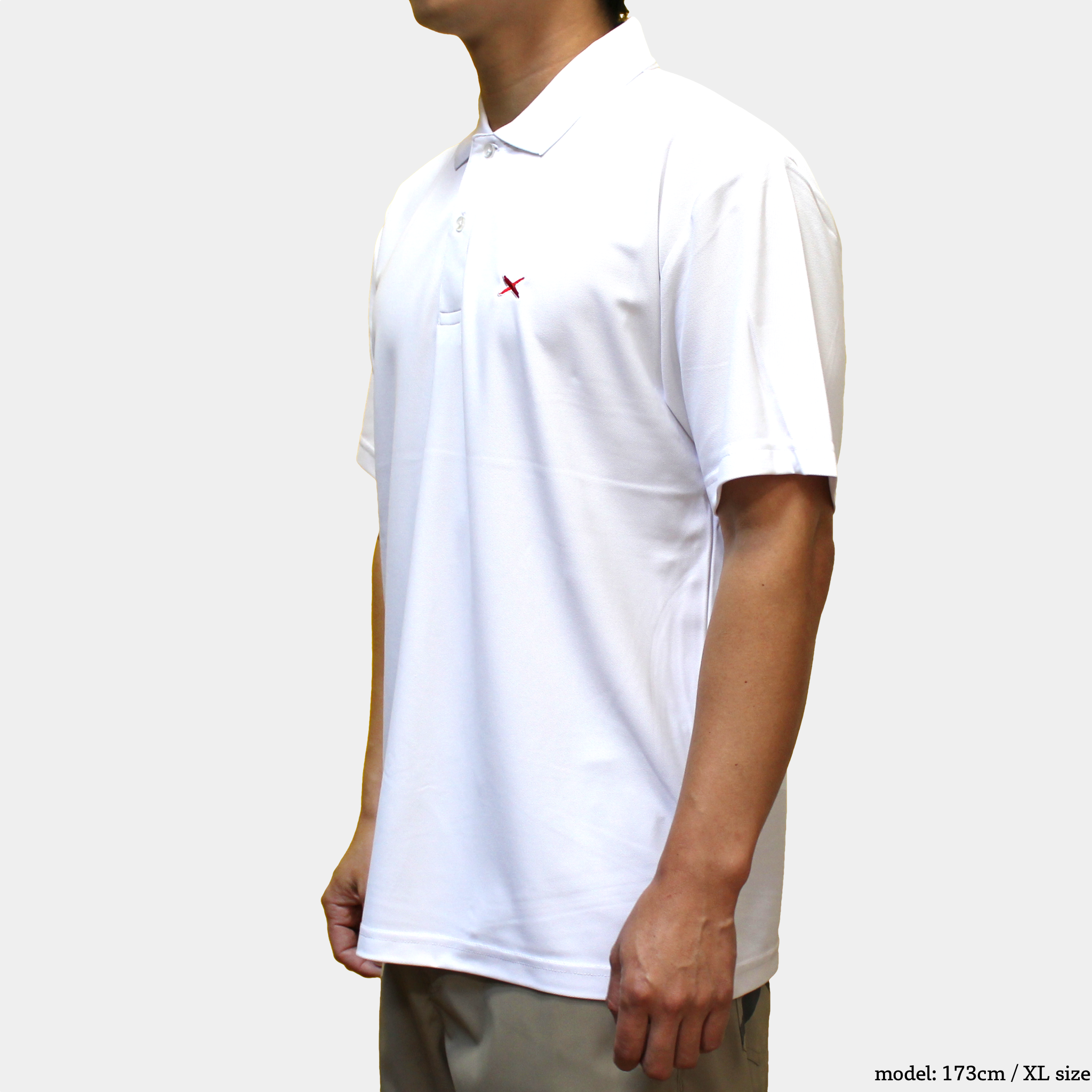 icon polo shirts white