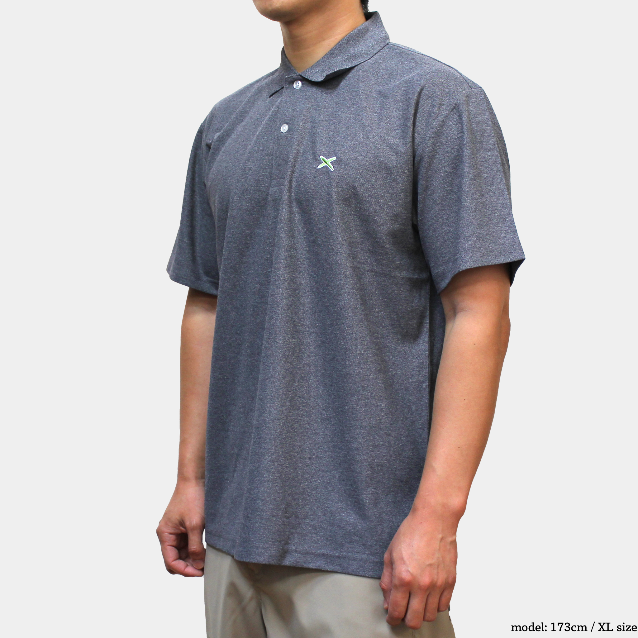 icon polo shirts GRAY