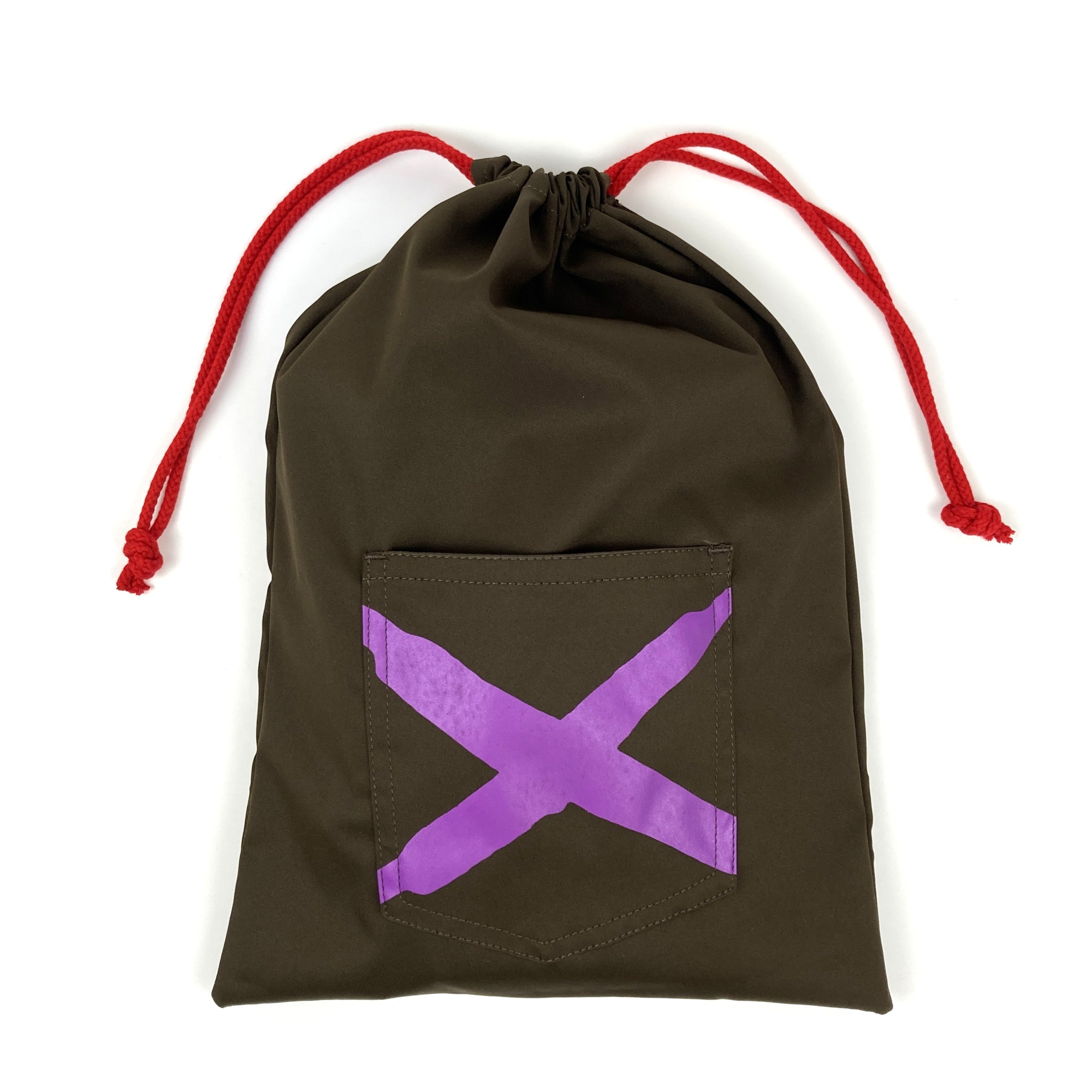 ドローストリング バッグ ポケット