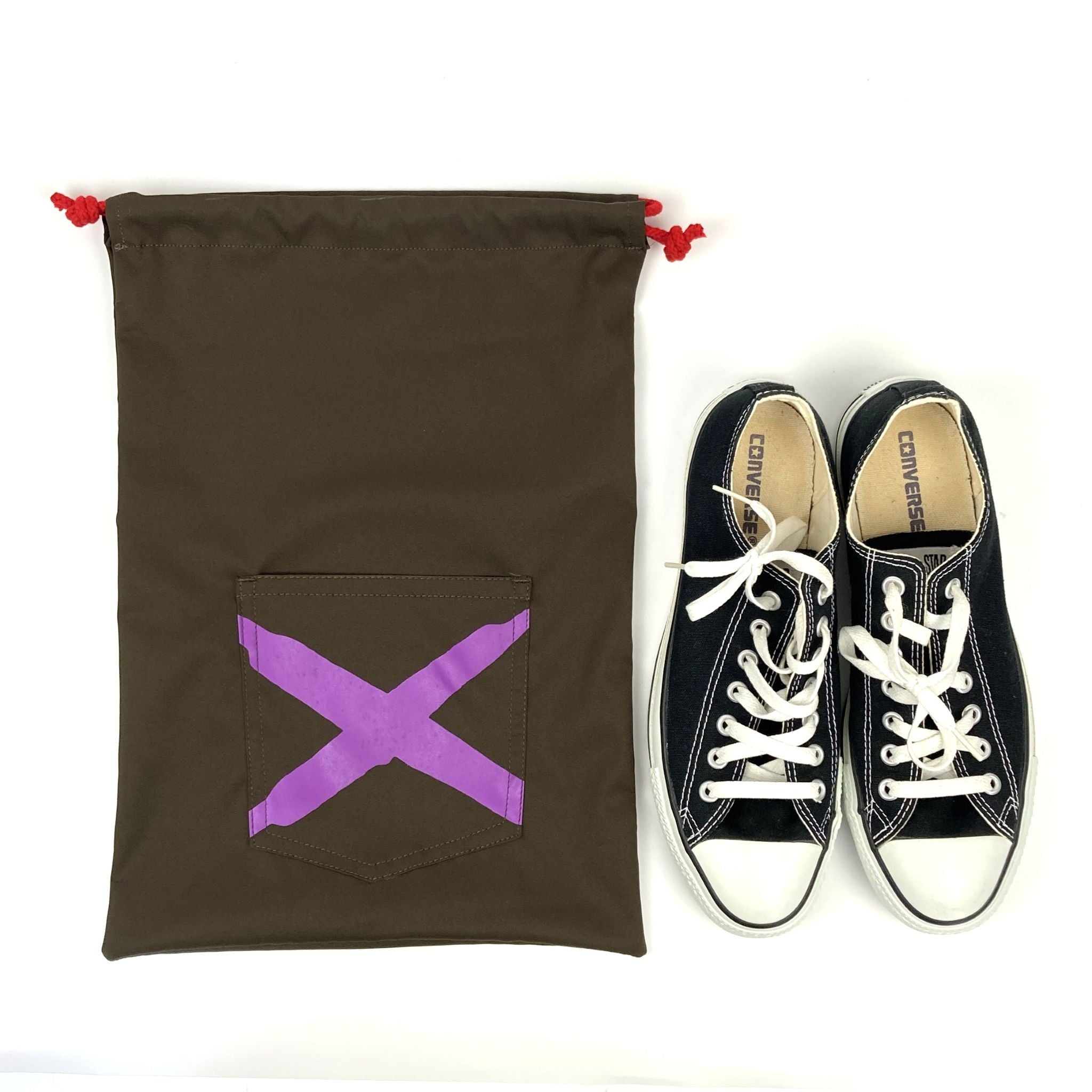 ドローストリング バッグ ポケット