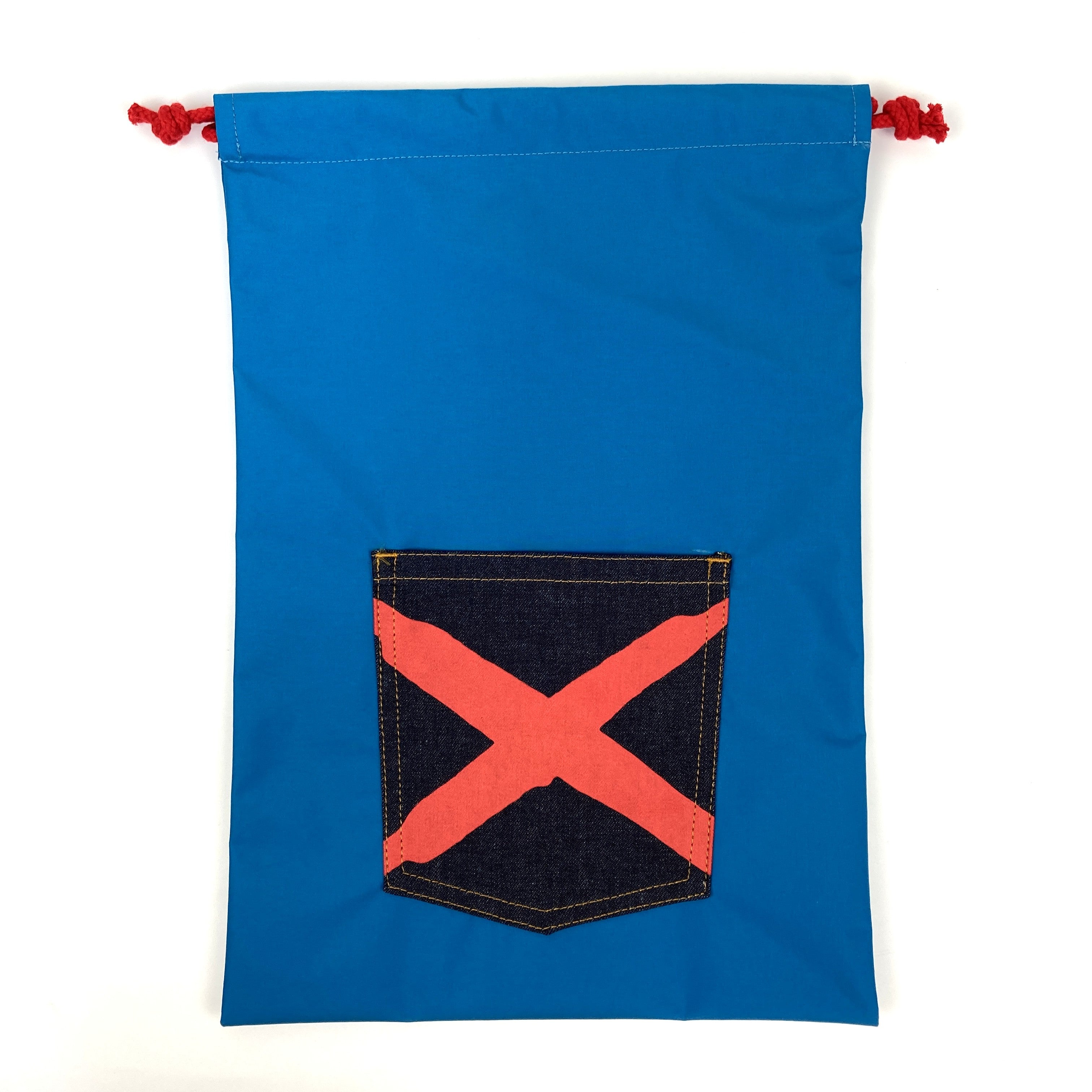 ドローストリング バッグ ポケット