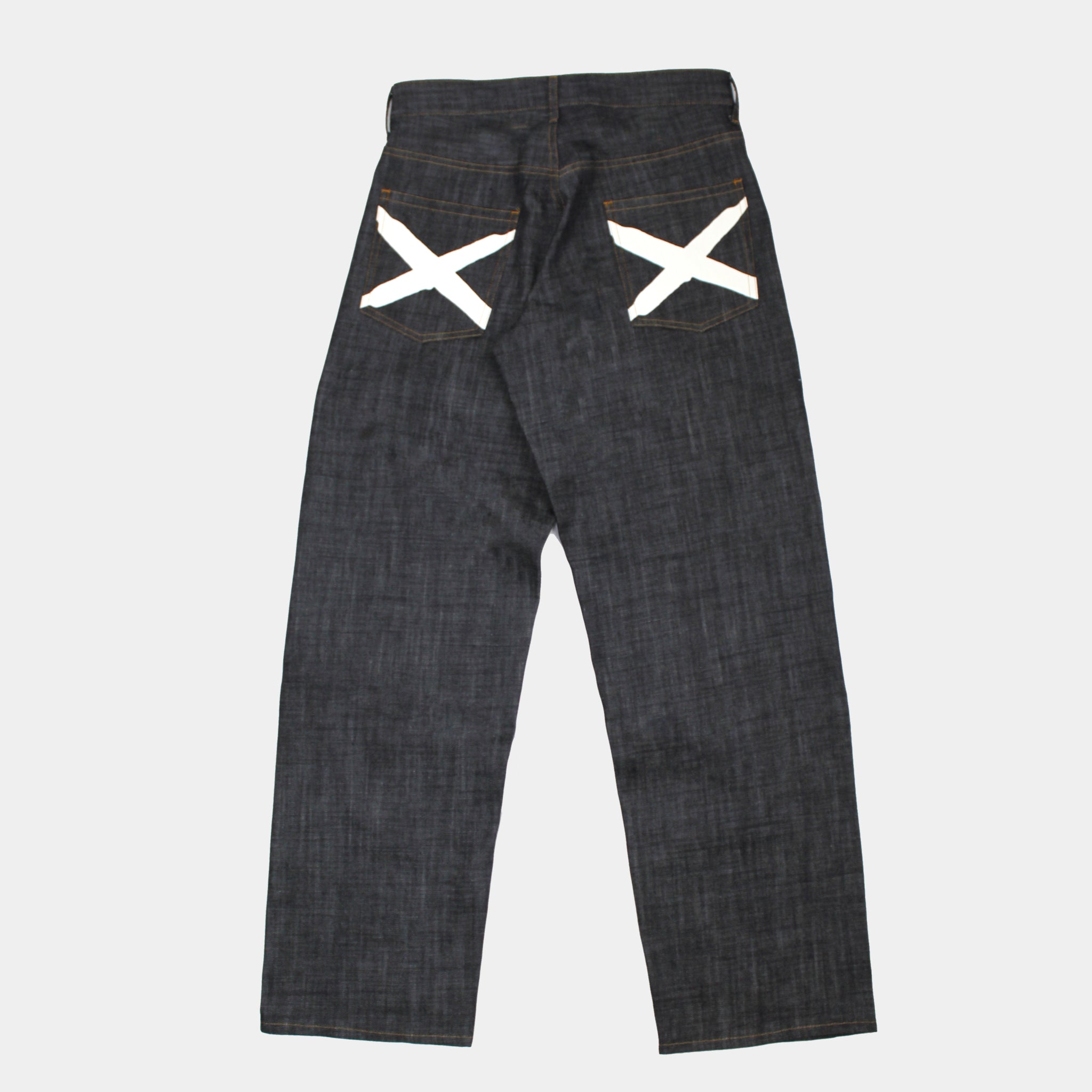 男孩浅色印花牛仔布