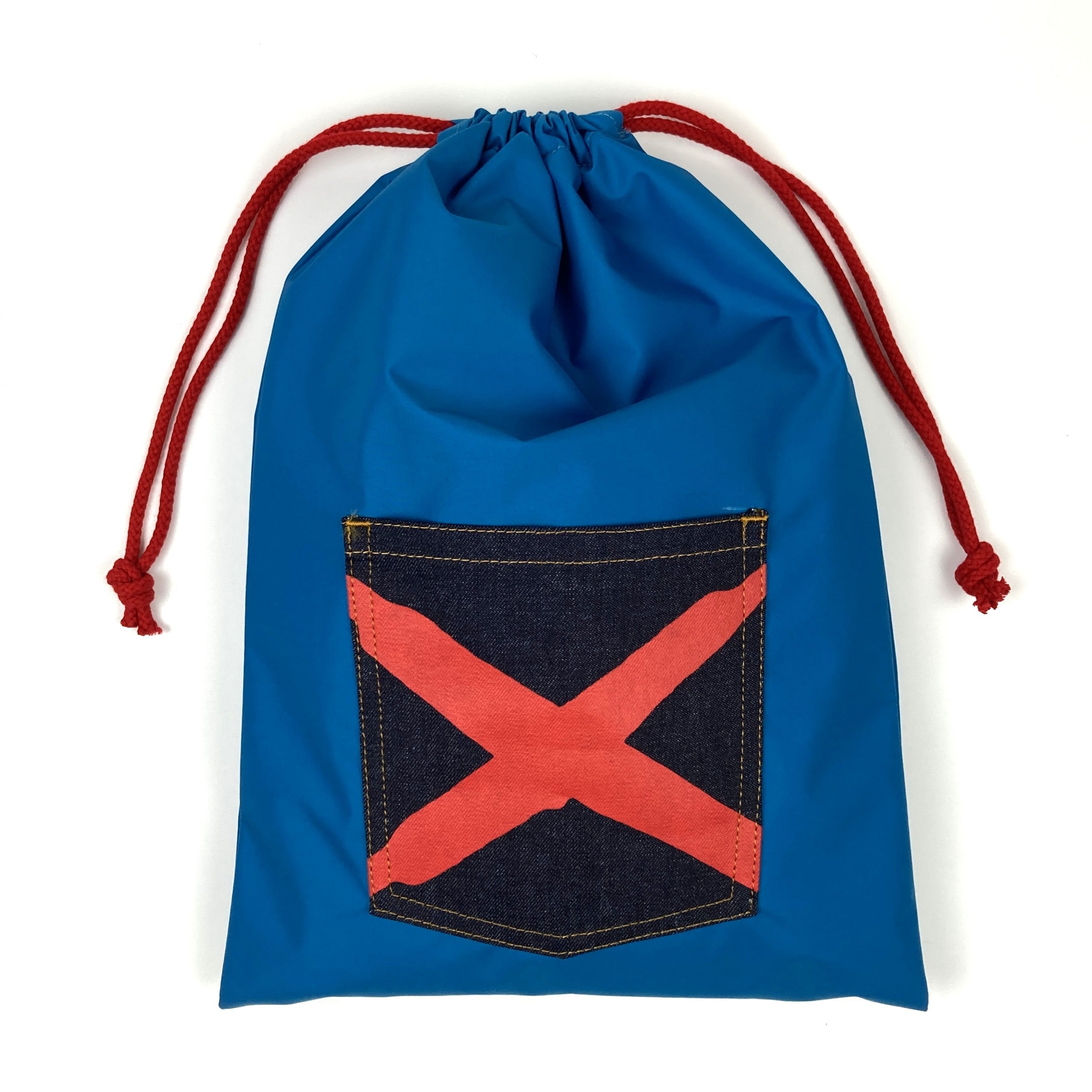 ドローストリング バッグ ポケット