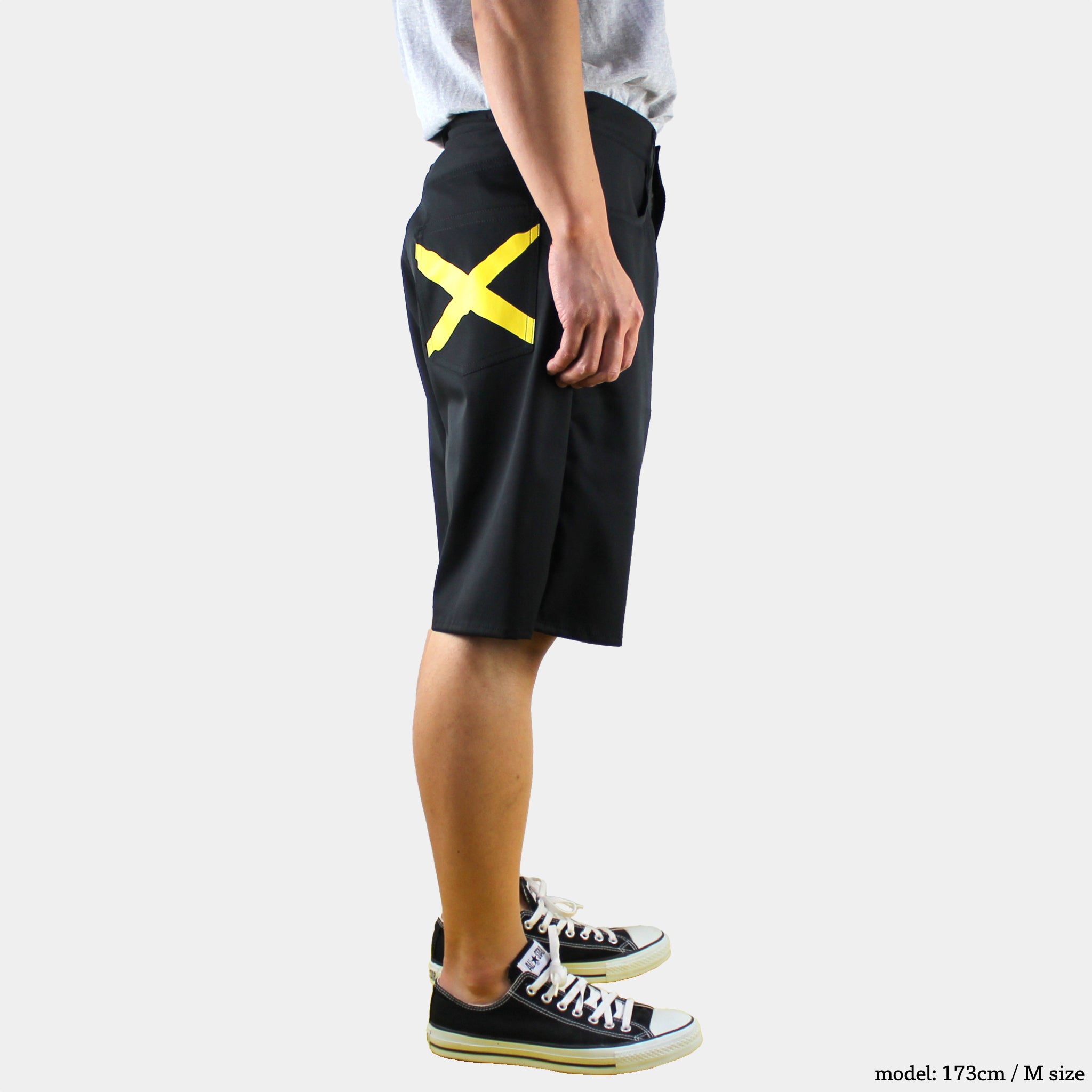 iggy 短裤 黑色 x 白色