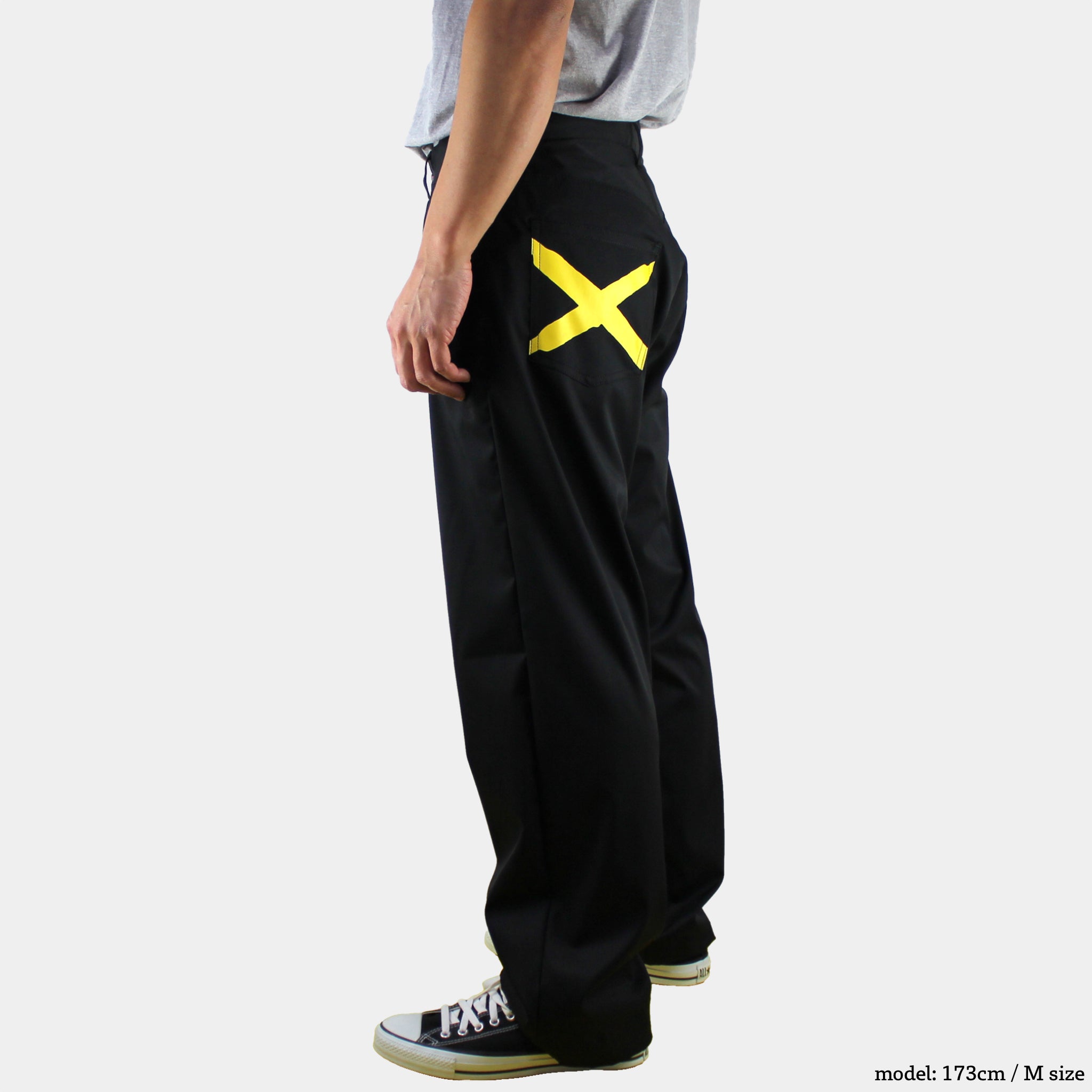 イギーパンツ ブラック × イエロー