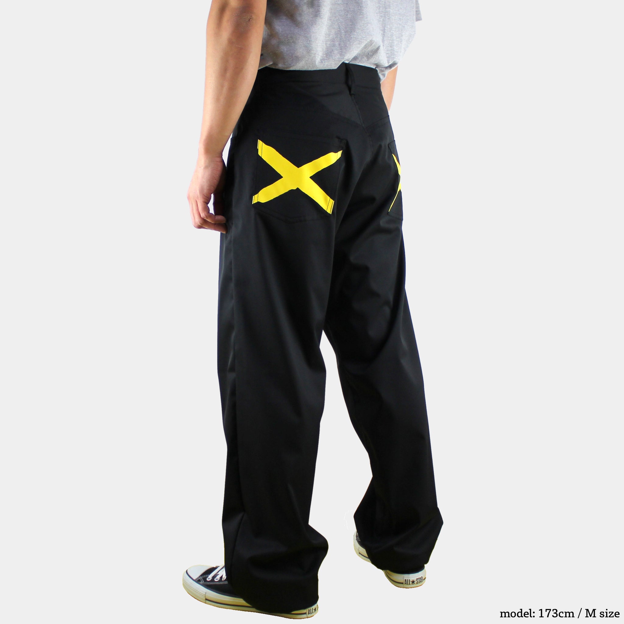 イギーパンツ ブラック × イエロー