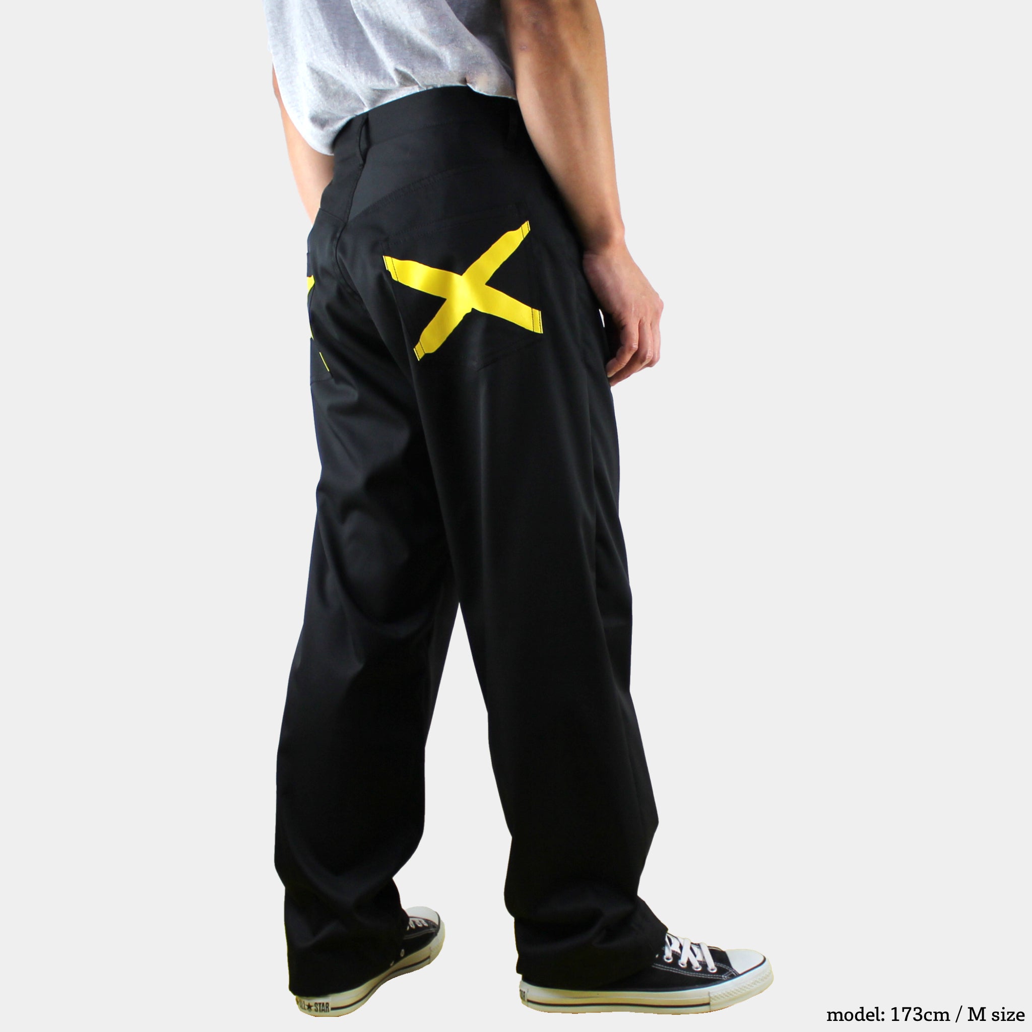 イギーパンツ ブラック × イエロー
