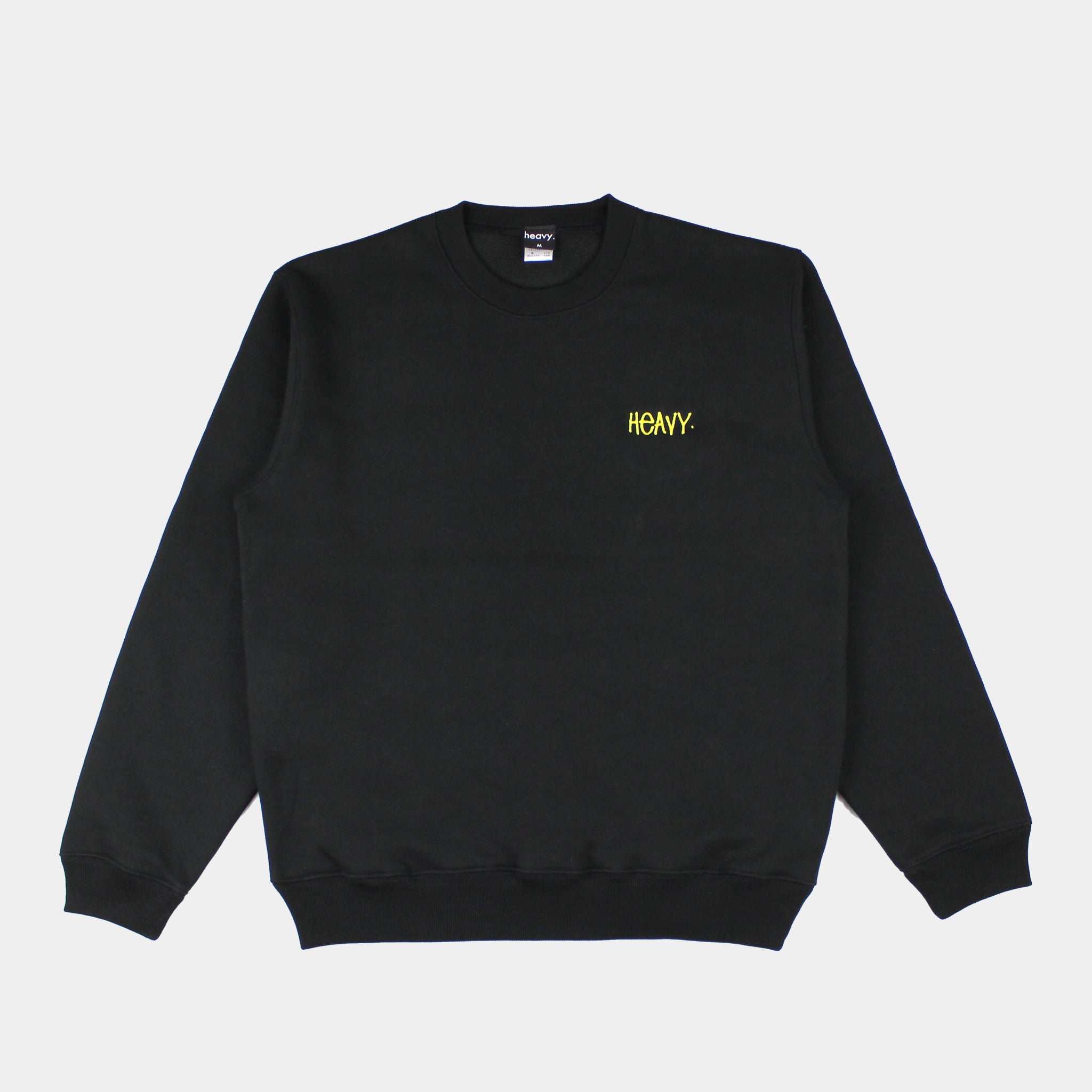 ロゴ クルーネック ブラック