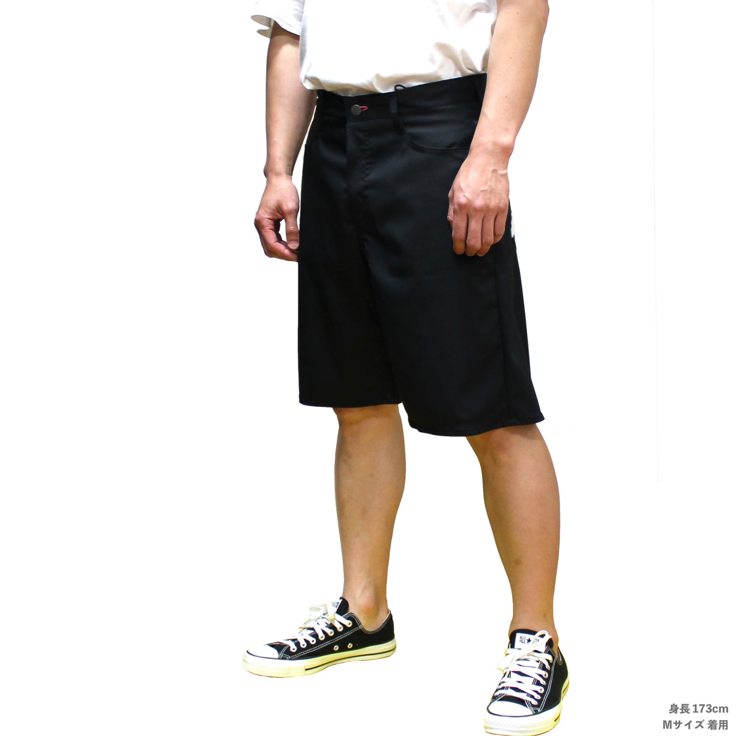 iggy shorts BLACK × WHITE