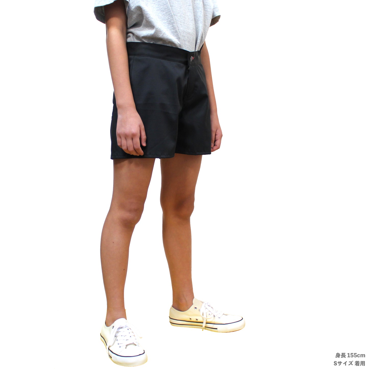 ursula shorts BLACK × WHITE