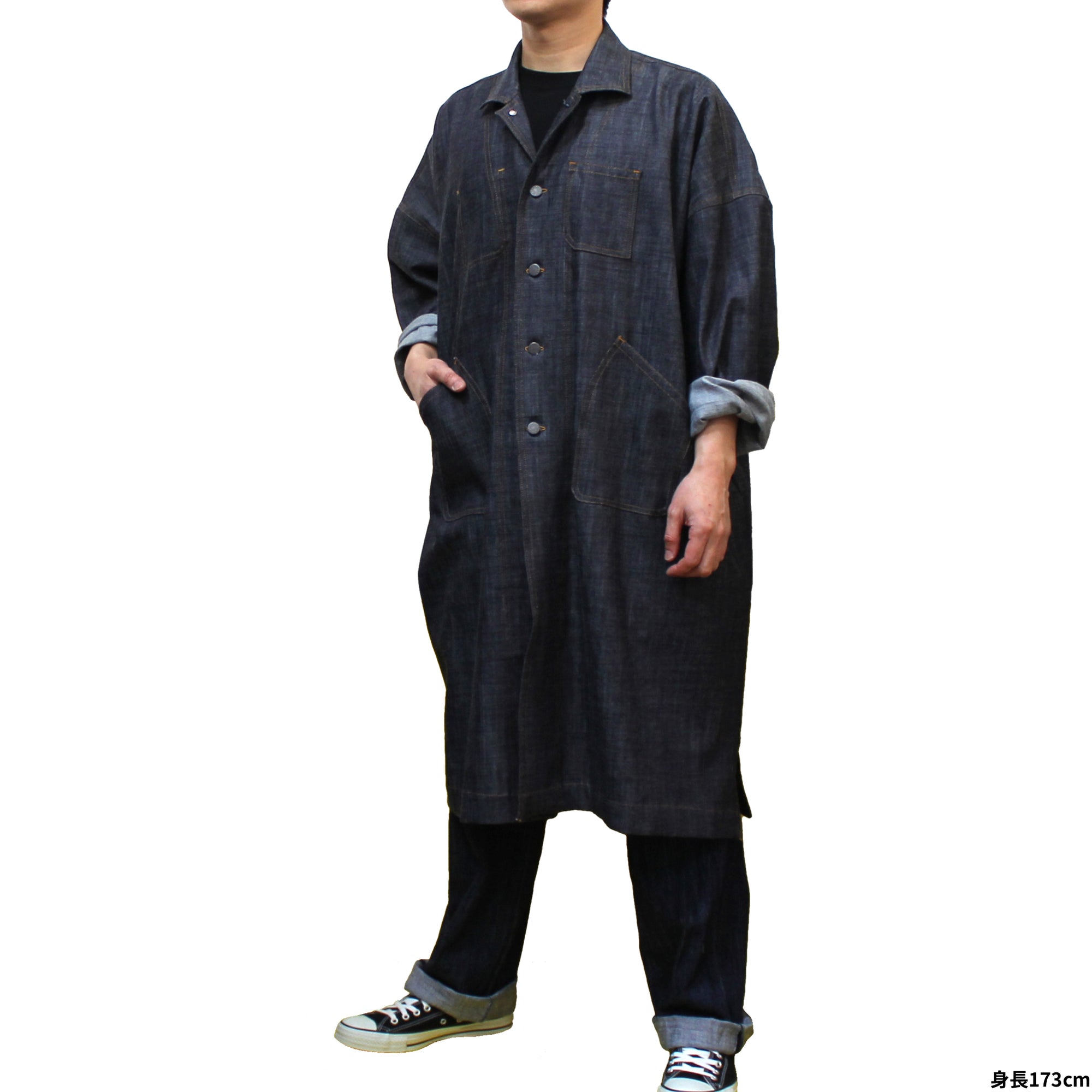 specter coat DENIM