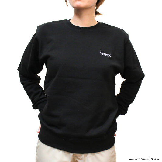 Crewneck sweatshirt, black