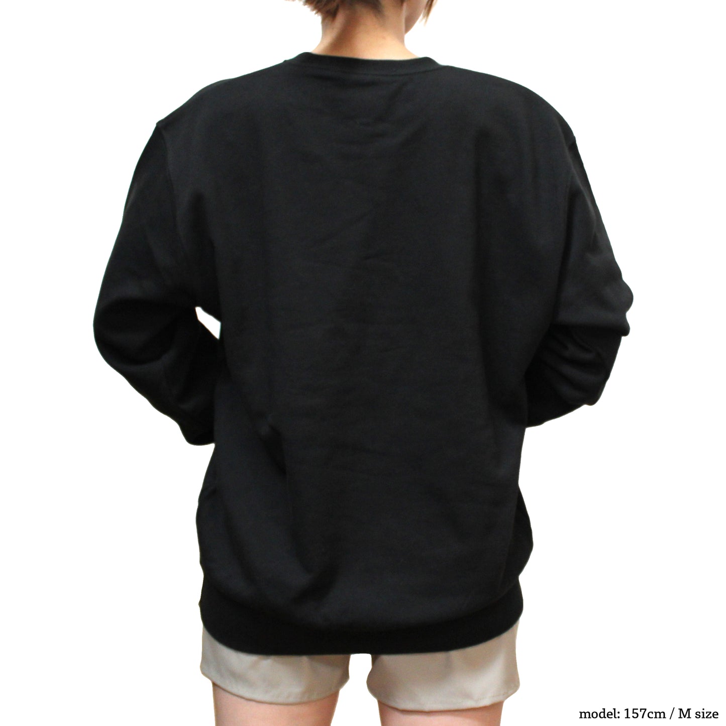 Crewneck sweatshirt, black