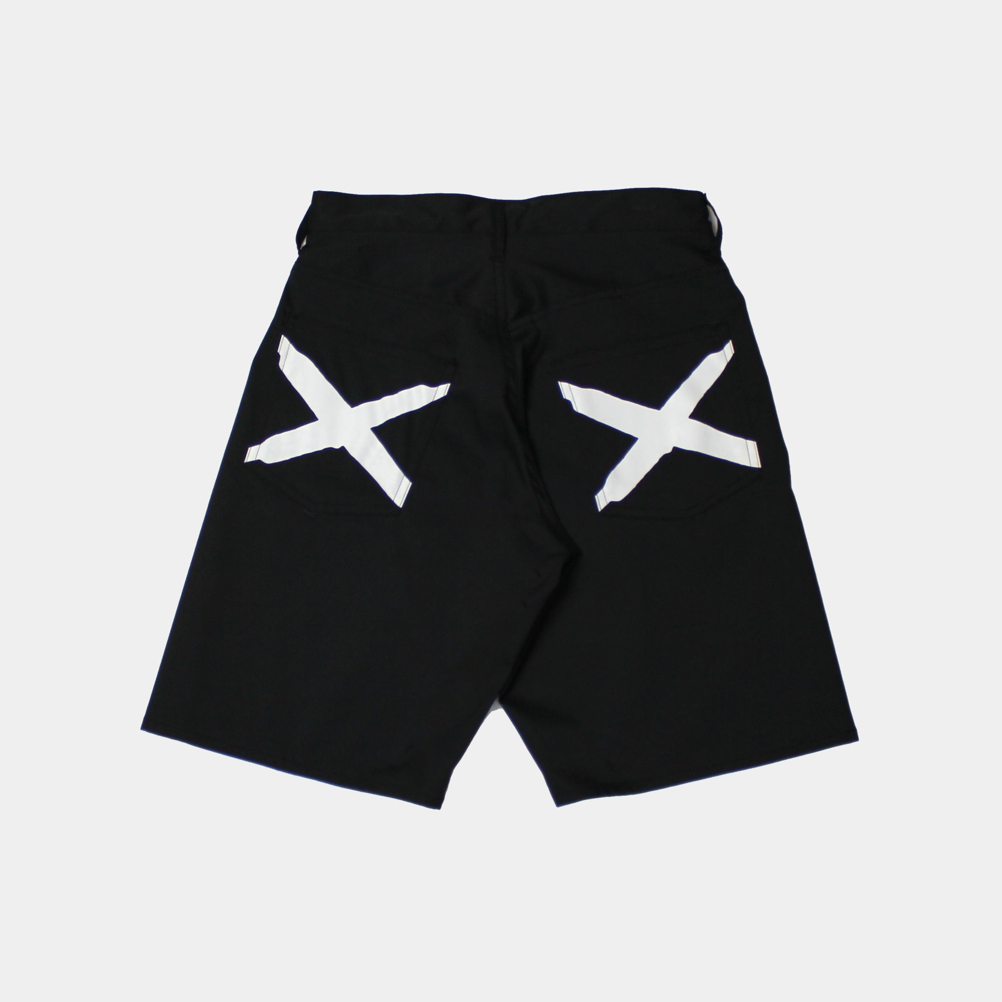 iggy shorts BLACK × WHITE