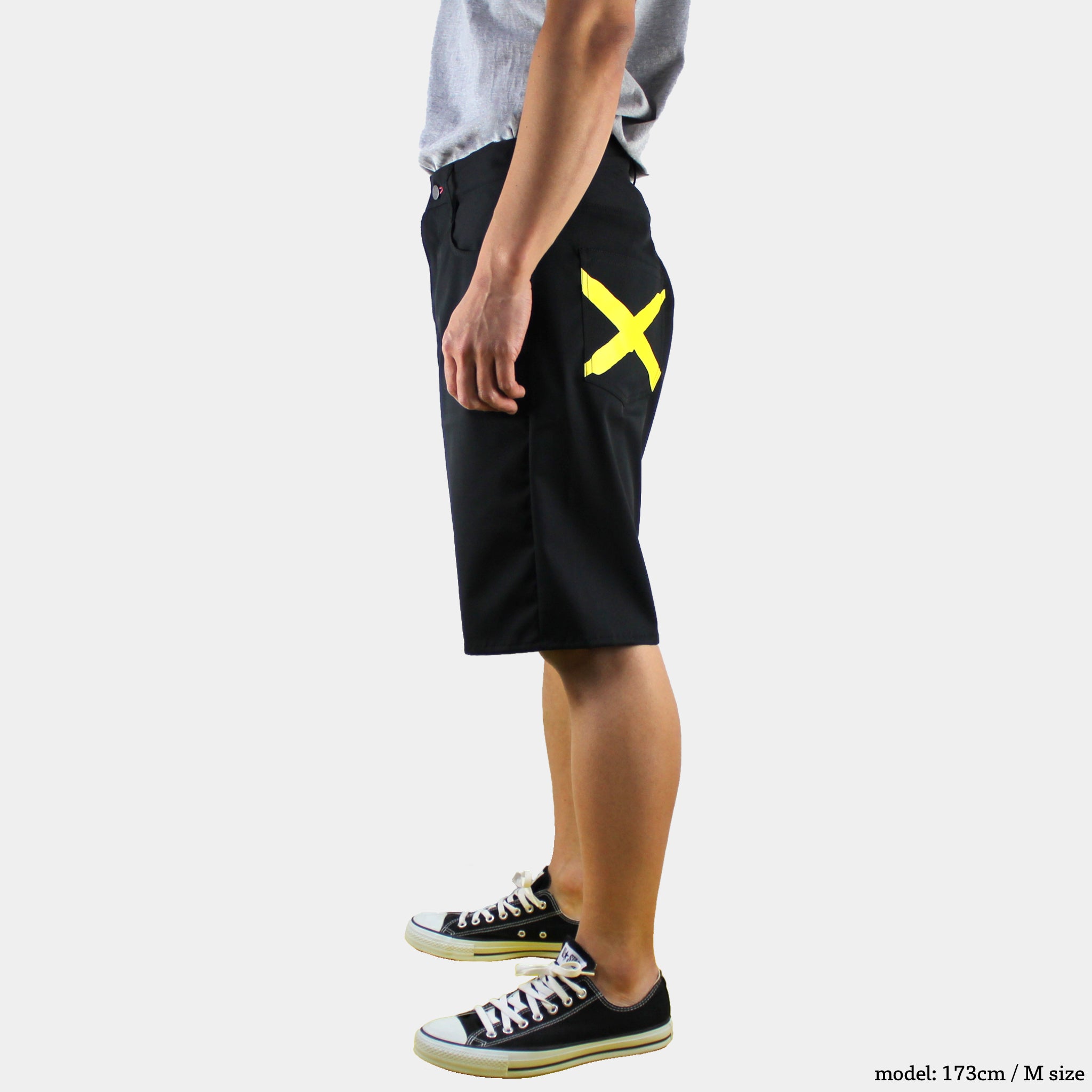 iggy 短裤 黑色 x 白色