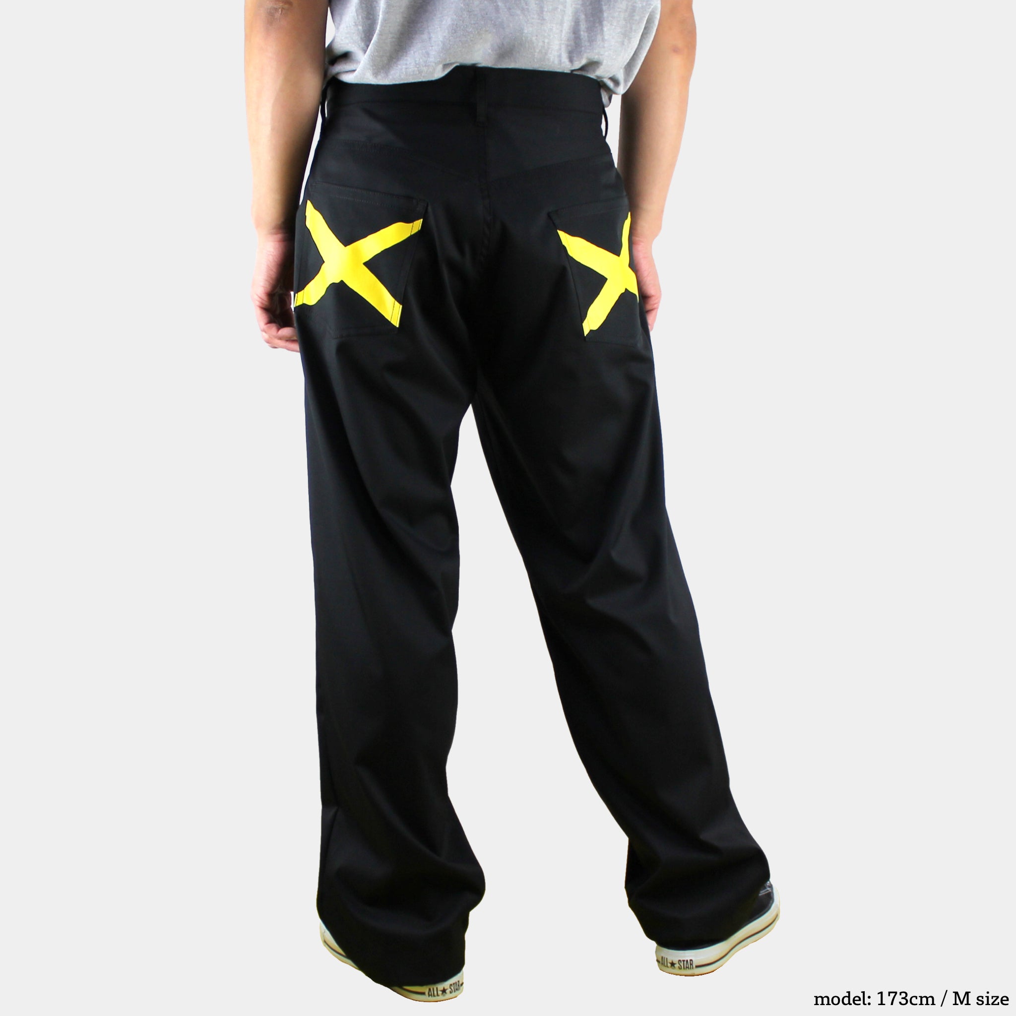 イギーパンツ ブラック × イエロー