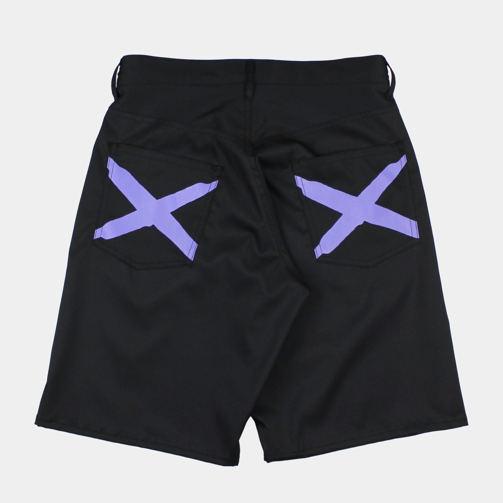 iggy shorts BLACK × WHITE