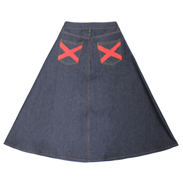 mary long skirt PRINT / マリーロングスカート プリント – heavy.