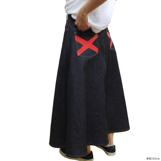 mary long skirt PRINT / マリーロングスカート プリント